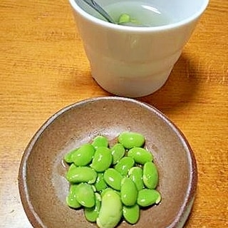 枝豆の塩水漬け